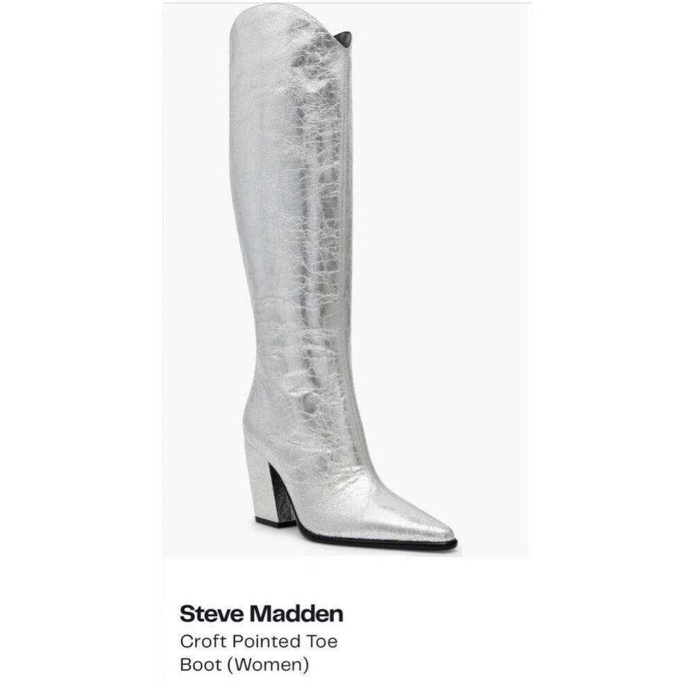 NEW Steve Madden Croft Pointed Toe Women’s Boots 8